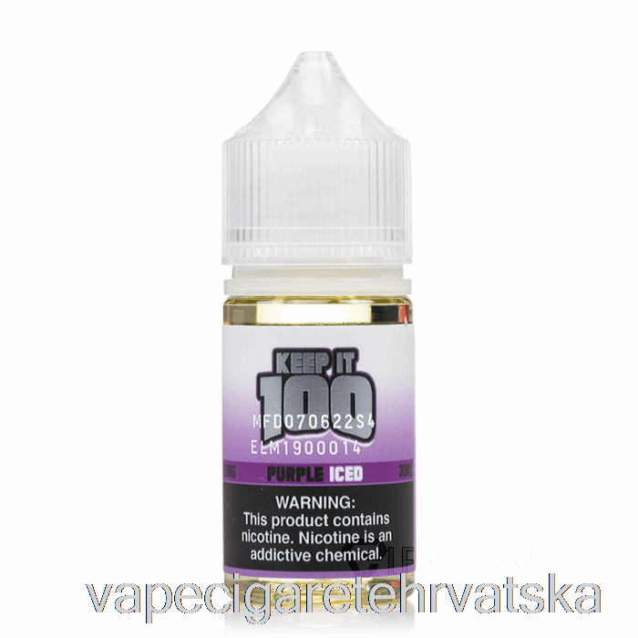Vape Cigarete Purple Iced - čuvaj Ga 100 Soli - 30ml 50mg